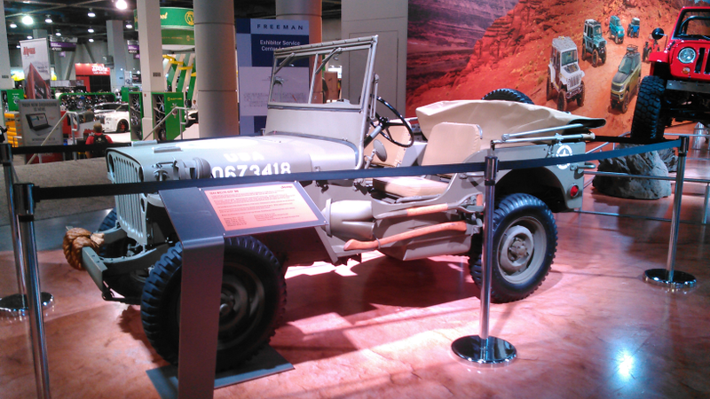One of two (?) Willy’s Jeeps at the show.